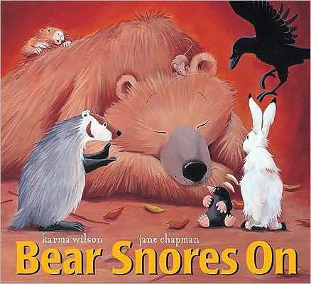 Book cover for Bear Snores On by Karma Wilson