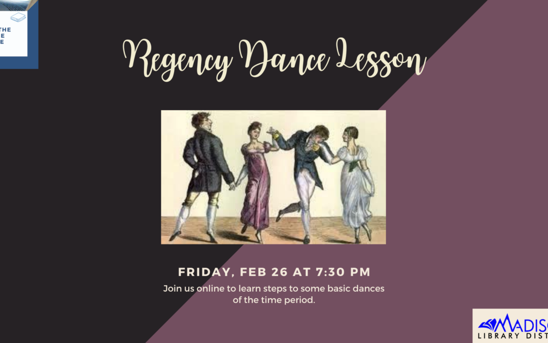 On the Same Page: Regency Dance Lesson