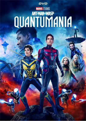 DVD cover for Ant-Man and the Wasp: Quantumania