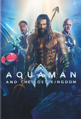 DVD cover for Aquaman and the Lost Kingdom