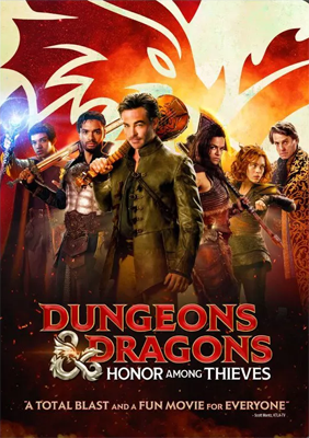 DVD cover for Dungeons and Dragons: Honor Among Thieves