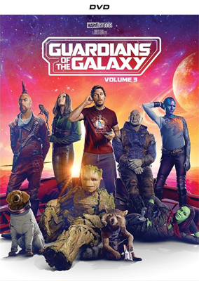 DVD cover for Guardians of the Galaxy Vol. 3