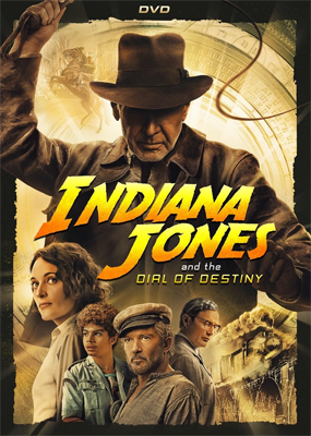 DVD cover for Indiana Jones and the Dial of Destiny