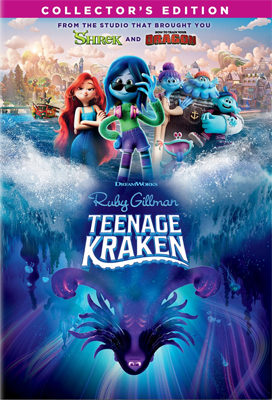 DVD cover for Ruby Gillman: Teenage Kraken