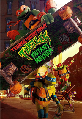 DVD cover for Teenage Mutant Ninja Turtles: Mutant Mayhem
