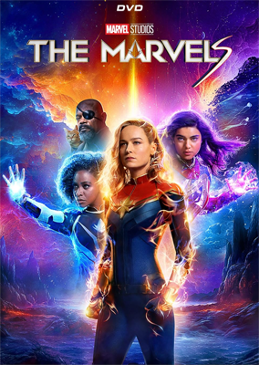 DVD cover for The Marvels