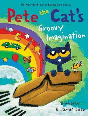Book cover for Pete the Cat's Groovy Imagination by Kim Dean