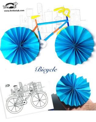 Picture of a bicycle craft