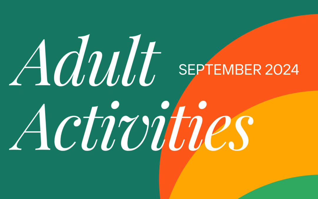 September 2024 Adult Programs