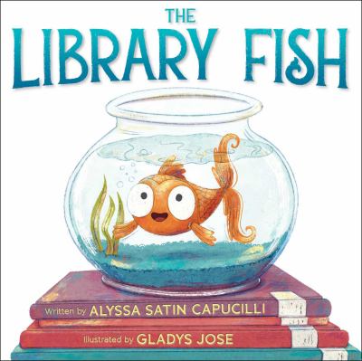 Book cover for The Library Fish by Alyssa Satin Capucilli