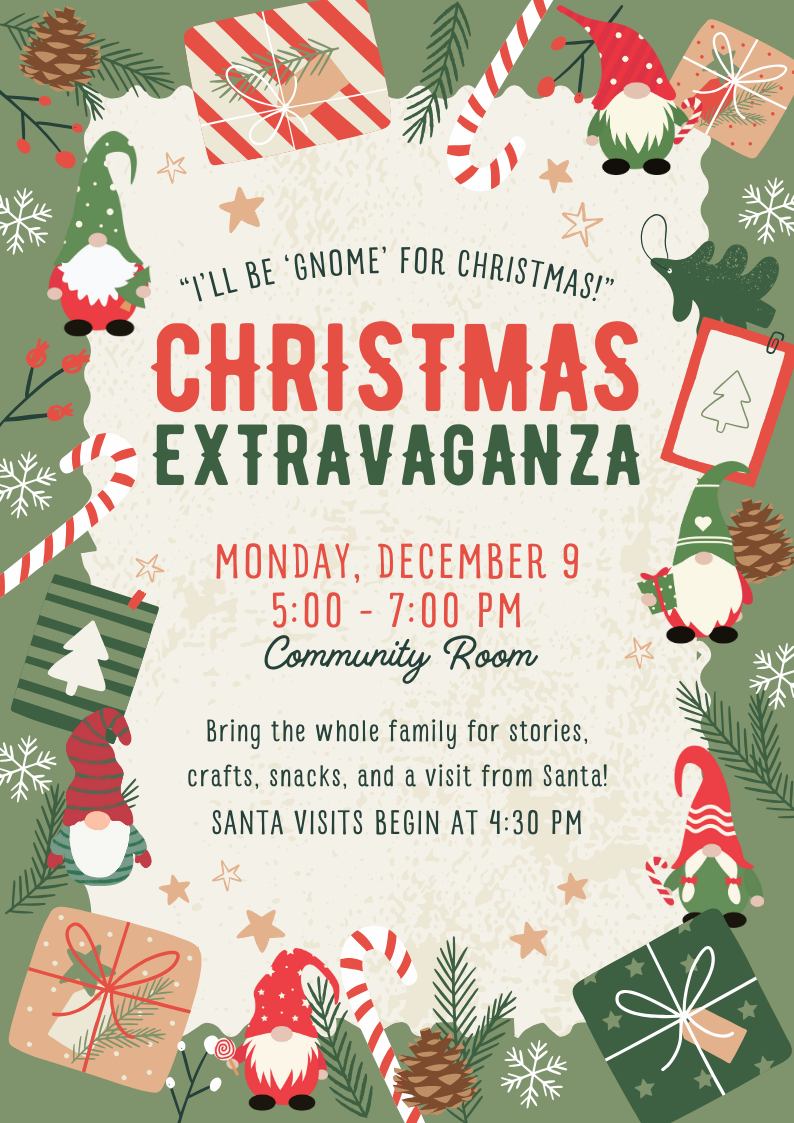 Poster for the 2024 Christmas Extravaganza