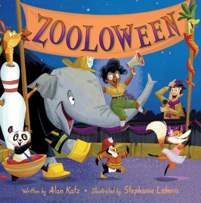 Book cover for Zooloween by Alan Katz