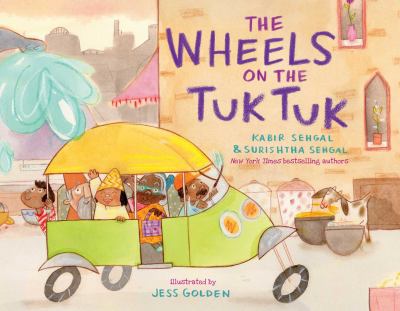 Book cover for The Wheels on the Tuk Tuk by Kabir Sehgal