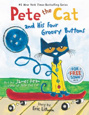 Book cover for Pete the Cat and His Four Groovy Buttons by Eric Litwin