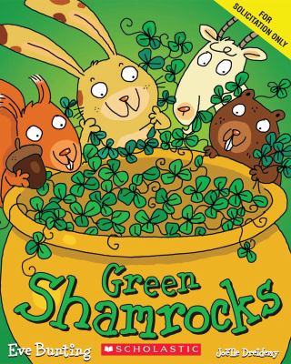 Book cover for Green Shamrocks by Eve Bunting