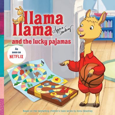 Book cover for Llama Llama and the Lucky Pajamas by Anna Dewdney